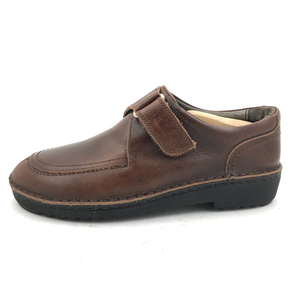 Naot Brown Leather Comfort Shoes Hook & Loop Strap Women’s Size 6 US / 37 EU
